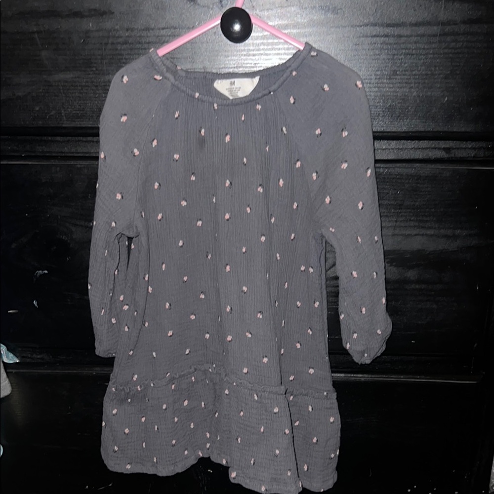 H&M Gray and Pink Kids Formal Dress